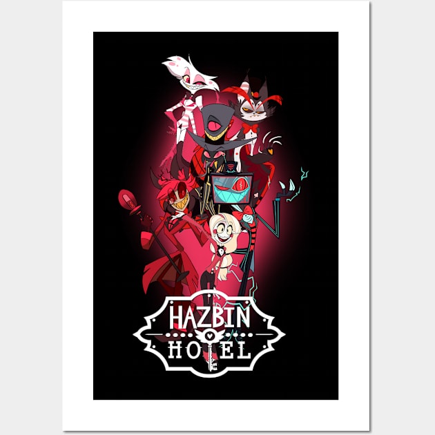 Hazbin-Hotel-Squad Wall Art by Aona jonmomoa